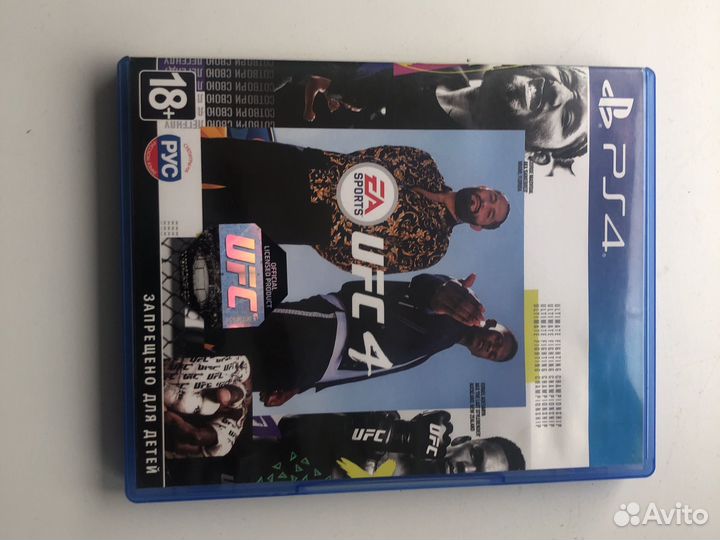Диск на ps4 ufc 4
