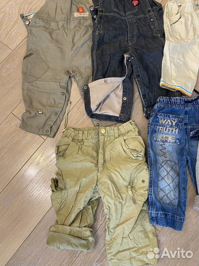 Вещи пакетом на мальчика 74 80 86