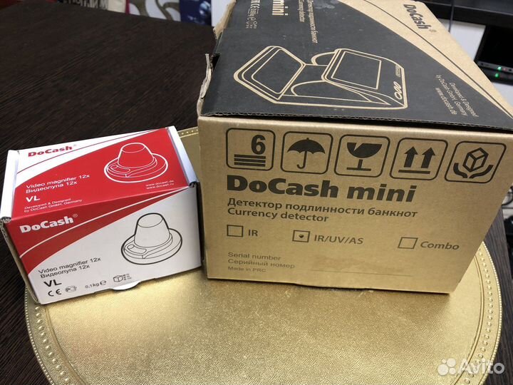 Детектор подлинности банкнот DoCash mini IR/UV/AS