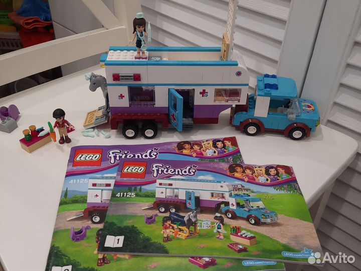 Lego Friends оригинал 41125 ветеринарный трейлер
