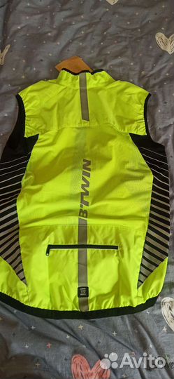 Жилет для велоспорта мужской RC 500 лайм Triban