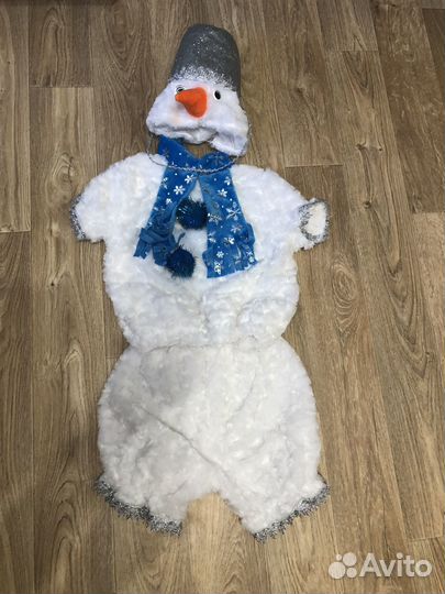 Костюм снеговика для мальчика 110