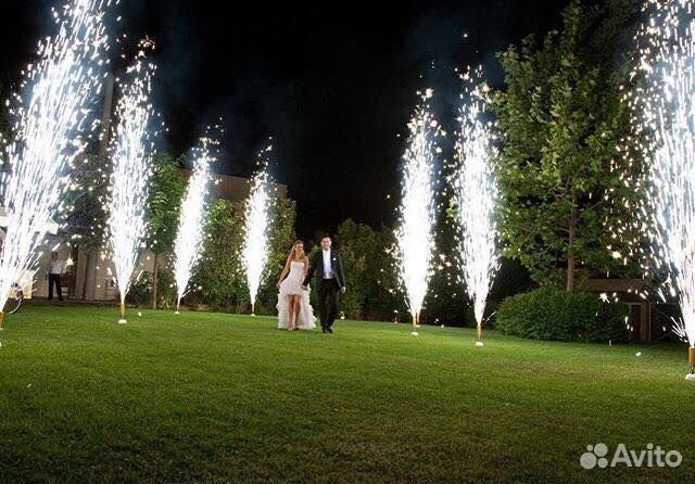 Холодные фонтаны и вертушки