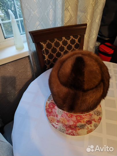 Шапка норковая женская