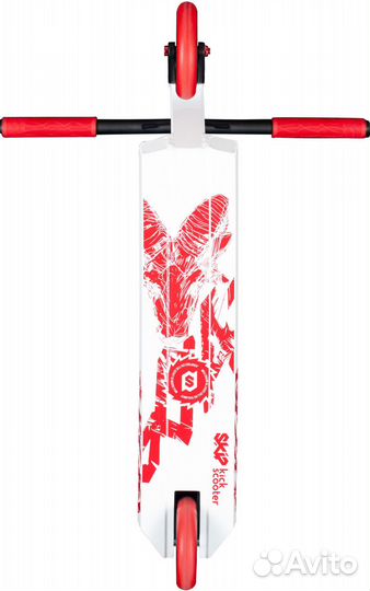 Самокат skip Goat (2023) красно-белый Ana28