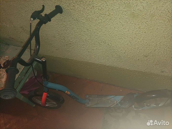 Самокат детский двухколесный бу