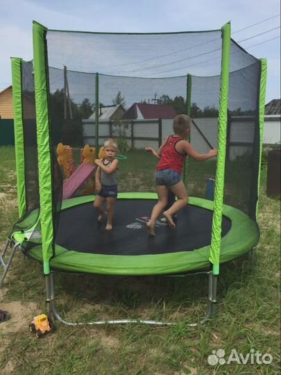 Батут с сеткой
