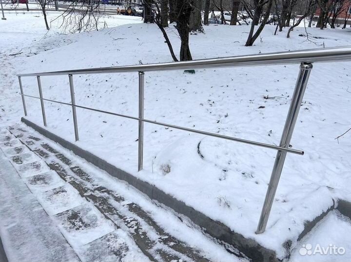 Перила из нержавеющей стали, ограждение