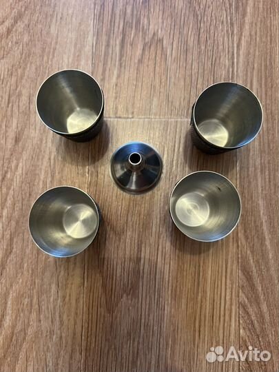 Набор подарочный мужской фляжка, 4 стопки, воронка