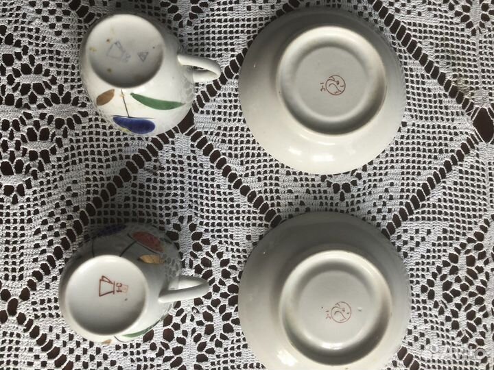 Чайные пары из СССР 2 штуки