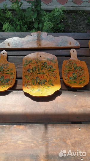 Кухонный настенный деревянный набор