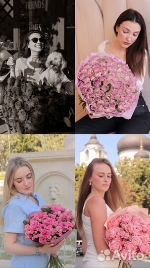 Фотосъемка с цветами, фотосессия с букетами