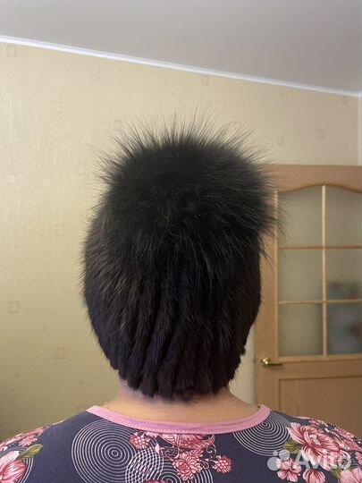 Шапка норка женская