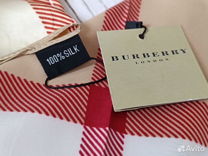 Платок Шаль Burberry Бежевый 2 цвета 130*130