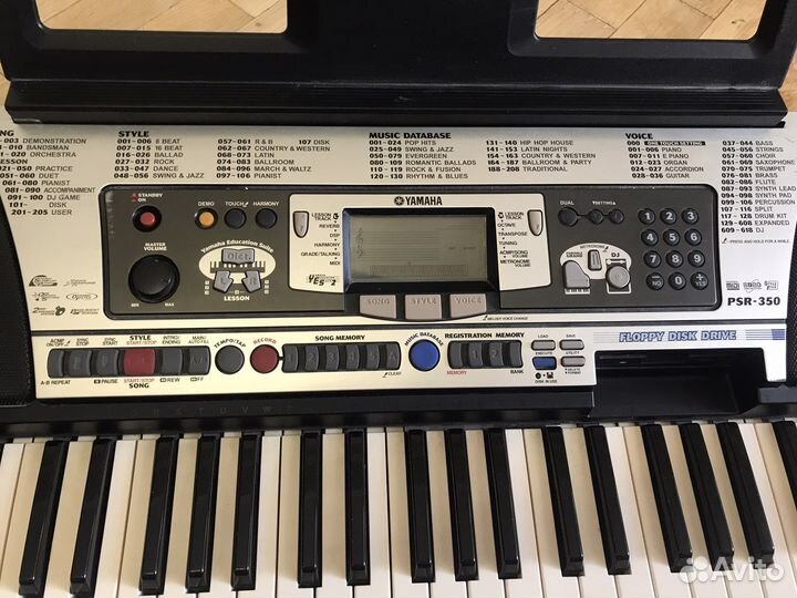Синтезатор yamaha psr 350