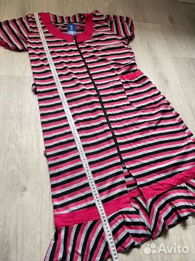 Новый халат в полоску женский 48 50 р