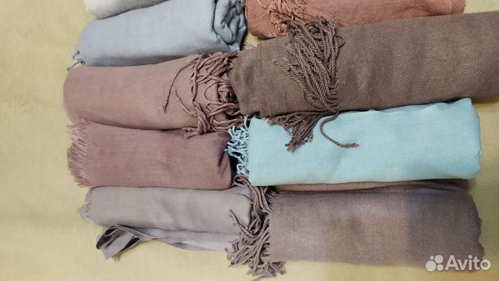 Платки палантины пакетом 10 штук