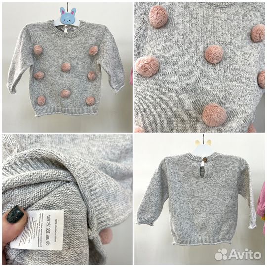 Пакет одежды для девочки, размер 74