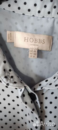 Красивейшее платье в горох Hobbs M оригинал