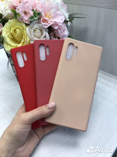 Чехол силиконовый Samsung Note10plus