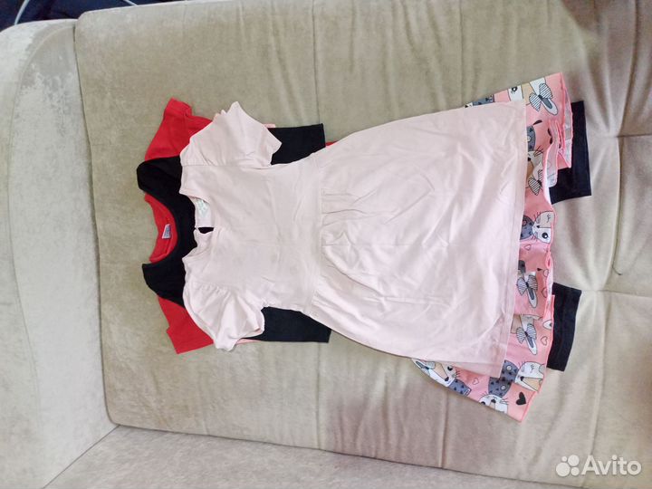 Вещи пакетом 104-110 на девочку