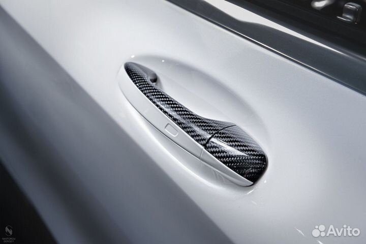 Ручки карбон на Mercedes W217 рест до рест