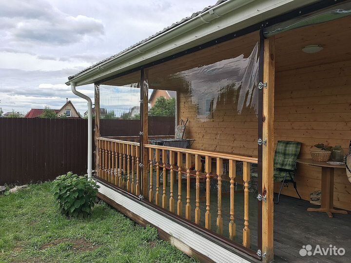 Мягкие окна для беседки