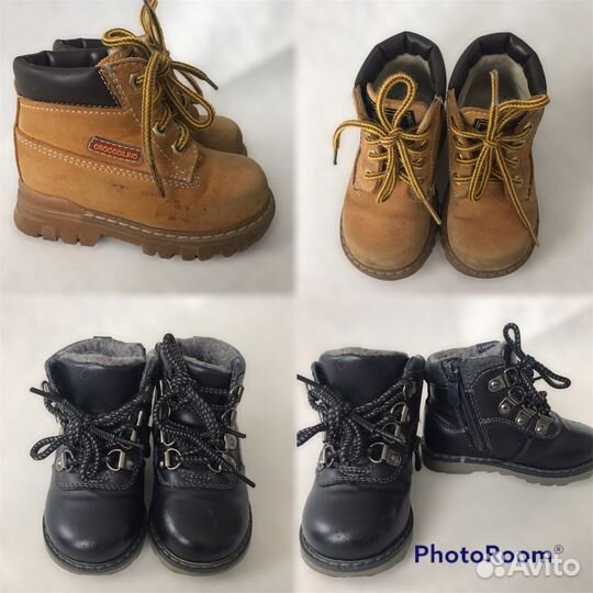 Ботинки демисезонные для мальчика девочки 20р