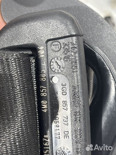 Ремень безопасности с пиропатроном Audi SQ7