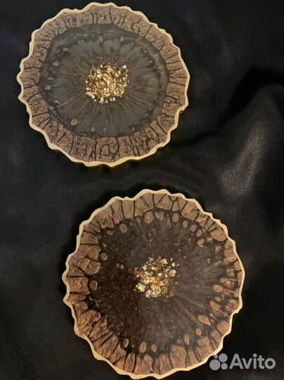 Подстаканники из эпоксидной смолы