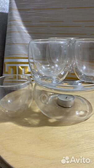 Стакан для чая кунг-фу с двойными стенками