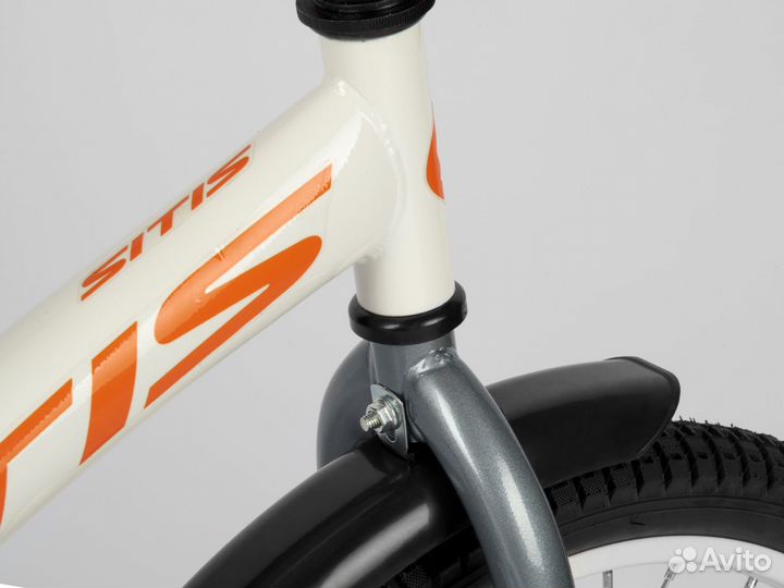 Велосипед sitis wind 18 (2023) White-Orange Sta970