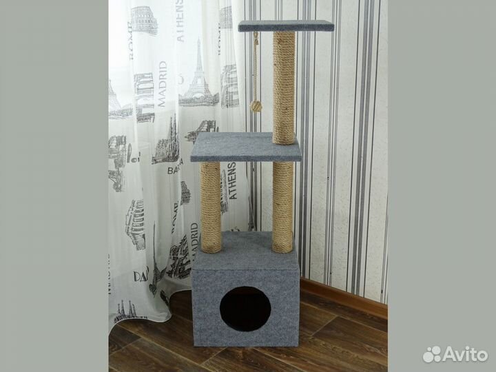 Когтеточка домик для кошек 