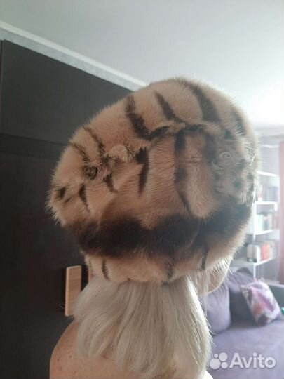 Берет женский норковый