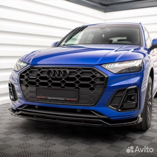 Сплиттер на audi q5 с 19 по 24г