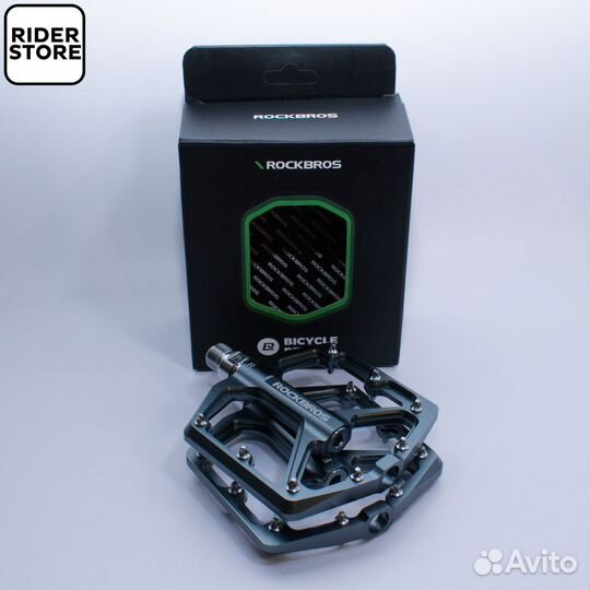 Педали Rockbros алюминиевые на промах