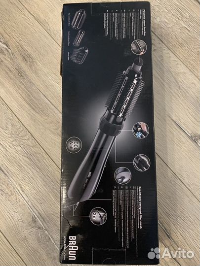 Фен щетка braun as 530 MN black