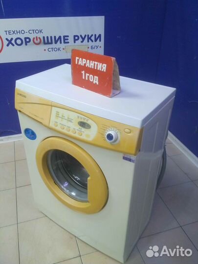 Стиральная машина бу samsung с гарантией 1 год