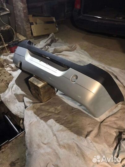 Задний бампер рено логан