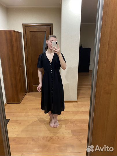 Платье льняное женское