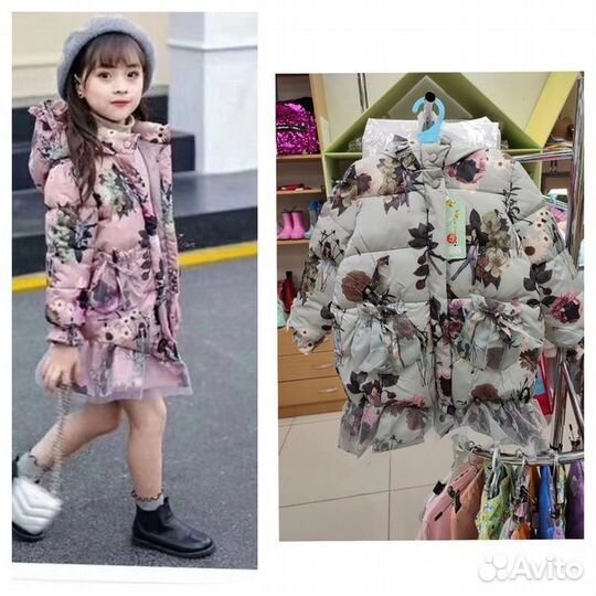 Пальто для девочки 116