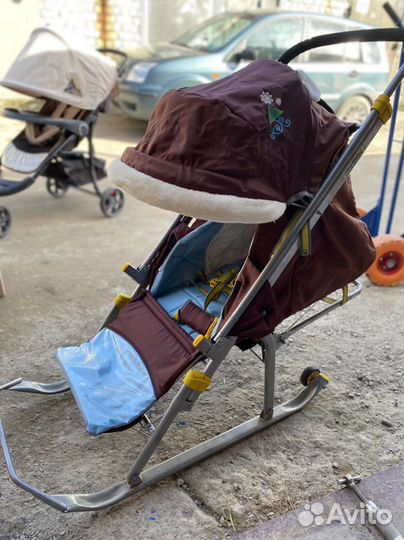 Коляска санки