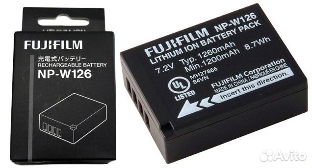 Аккумулятор Fujifilm NP-W126 новый в упаковке