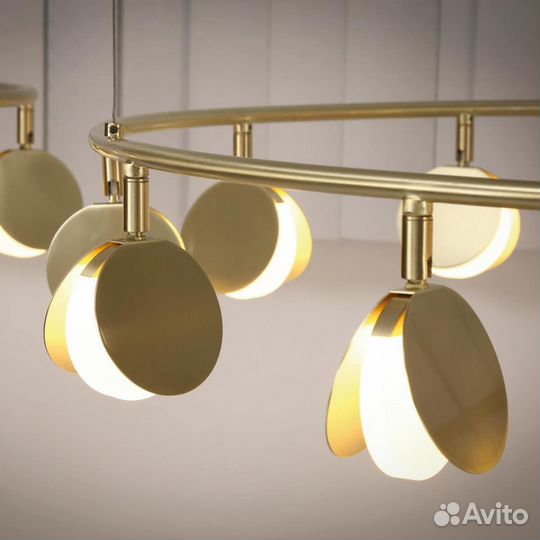 Люстра подвесная в спальню светодиодная