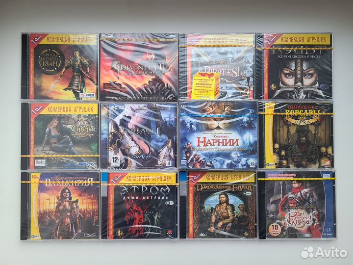 Силдовые лицензионные диски с играми 1С и Акеллы 2