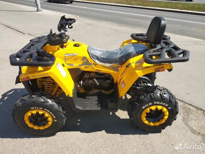 Квадроцикл Motoland Wild Track 200 X желтый