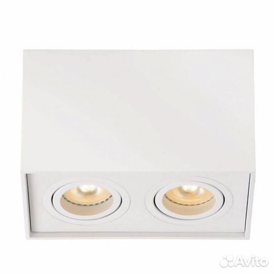 Светильник накладной металлический 2 лампы