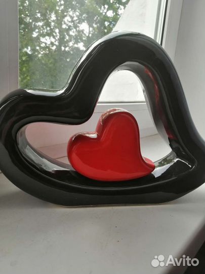 Ваза в виде сердца