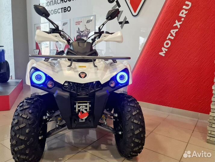 Квадроцикл Motах Grizlik 200 Ultra белый