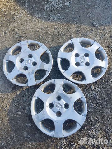 Колпаки Hyundai r15 3 штуки